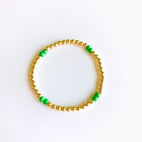 Neck & Arm Candy! Choker/Bracelet Set💚💛 - Picture 6 of 6